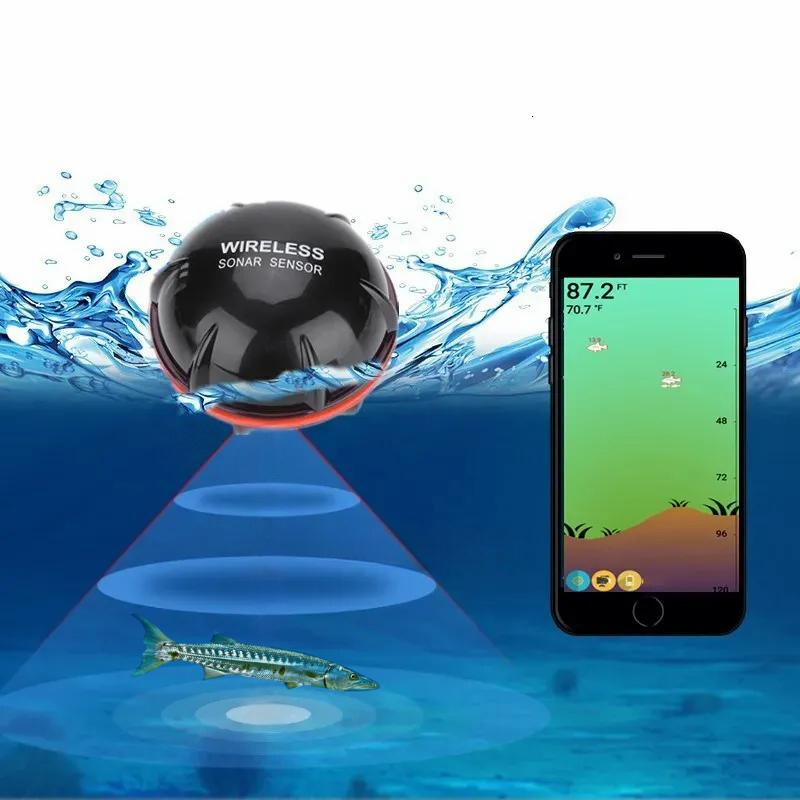 Détecteur de poisson sans fil Bluetooth